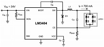 Светодиодный стабилизатор тока на ИМС LM3404